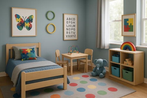 Como decorar o quarto para um criança com autismo?