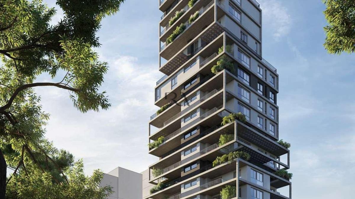 Fachada do empreendimento Noar, da Neolar, no Cabral, em Curitiba