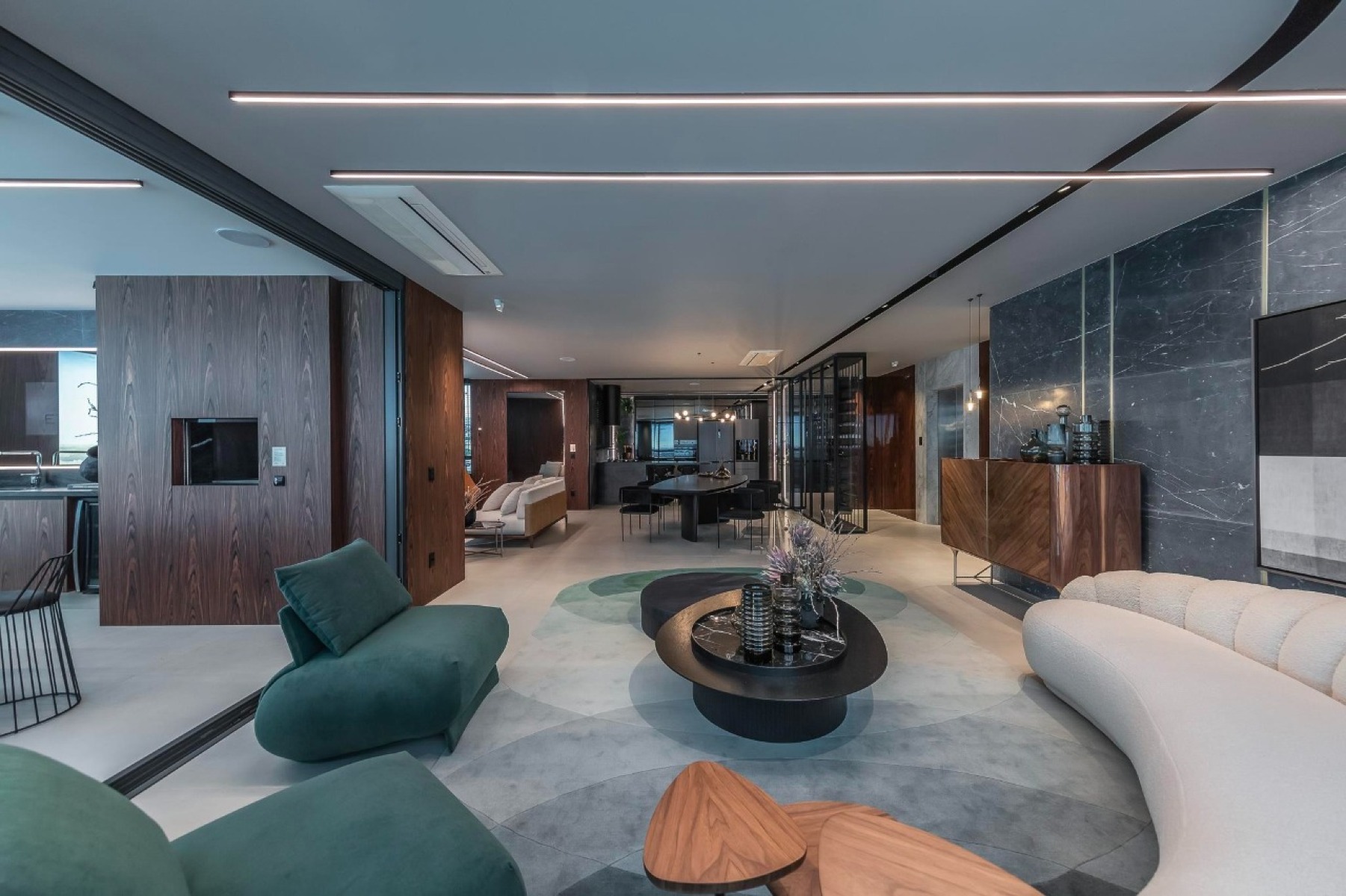 Apartamento Alto Padrão com 3 Suítes no Etherea By A. Yoshii | Revenda no Ecoville - Planta