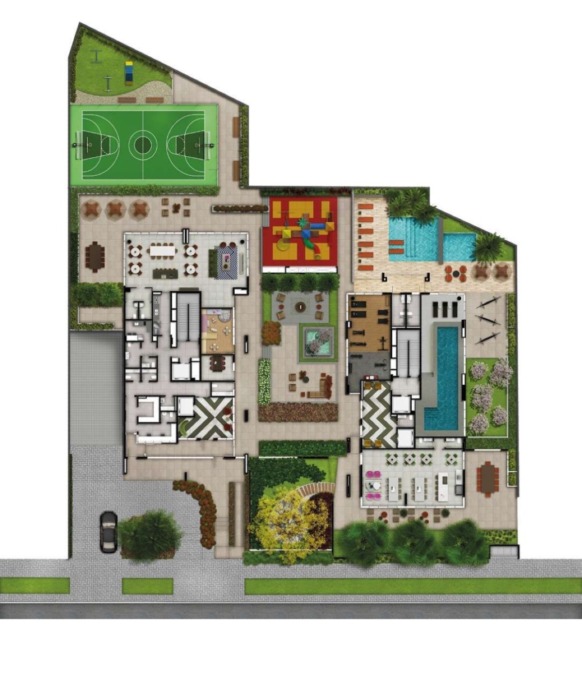 Apartamento com 4 suítes no NIO – 214 m² no Bigorrilho - Planta
