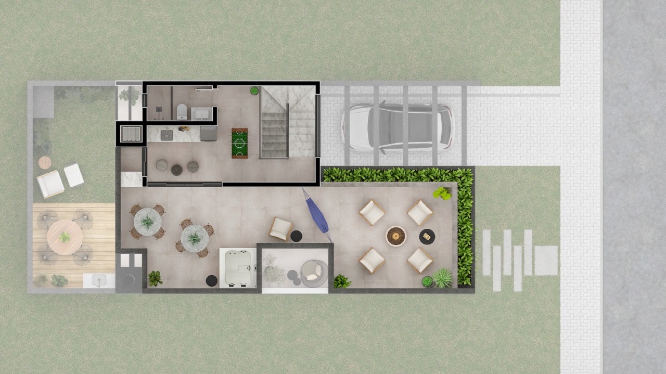 Sobrado em Condomínio Solar Florença - Umbará | 245 m² - Planta