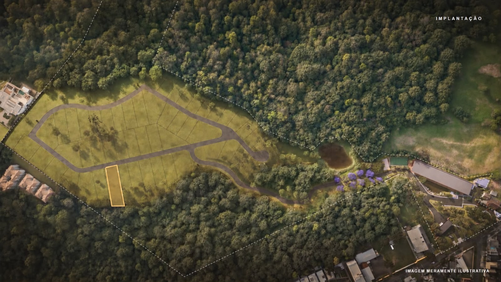 CHÁCARA KANTUÁ | EXCLUSIVIDADE, NATUREZA E ALTO PADRÃO EM CURITIBA - Planta