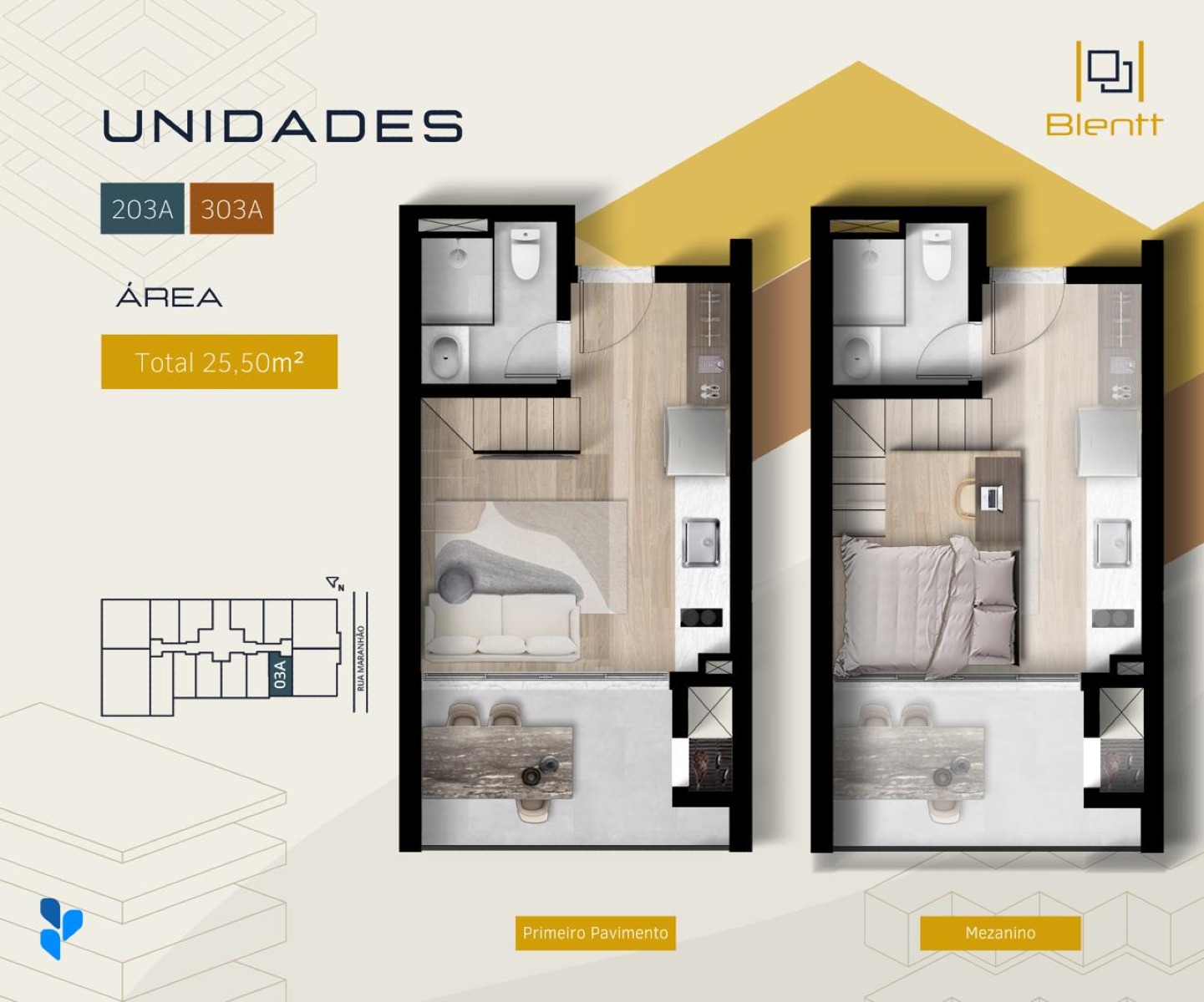 STUDIO NO BLENTT - UNIDADE DE REVENDA - Planta